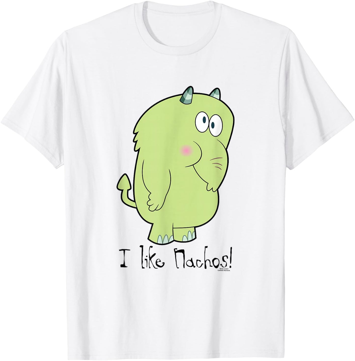 The Grim Adventures of Billy & Mandy Fred - I Like Nachos T-Shirt - T-Shirt | White