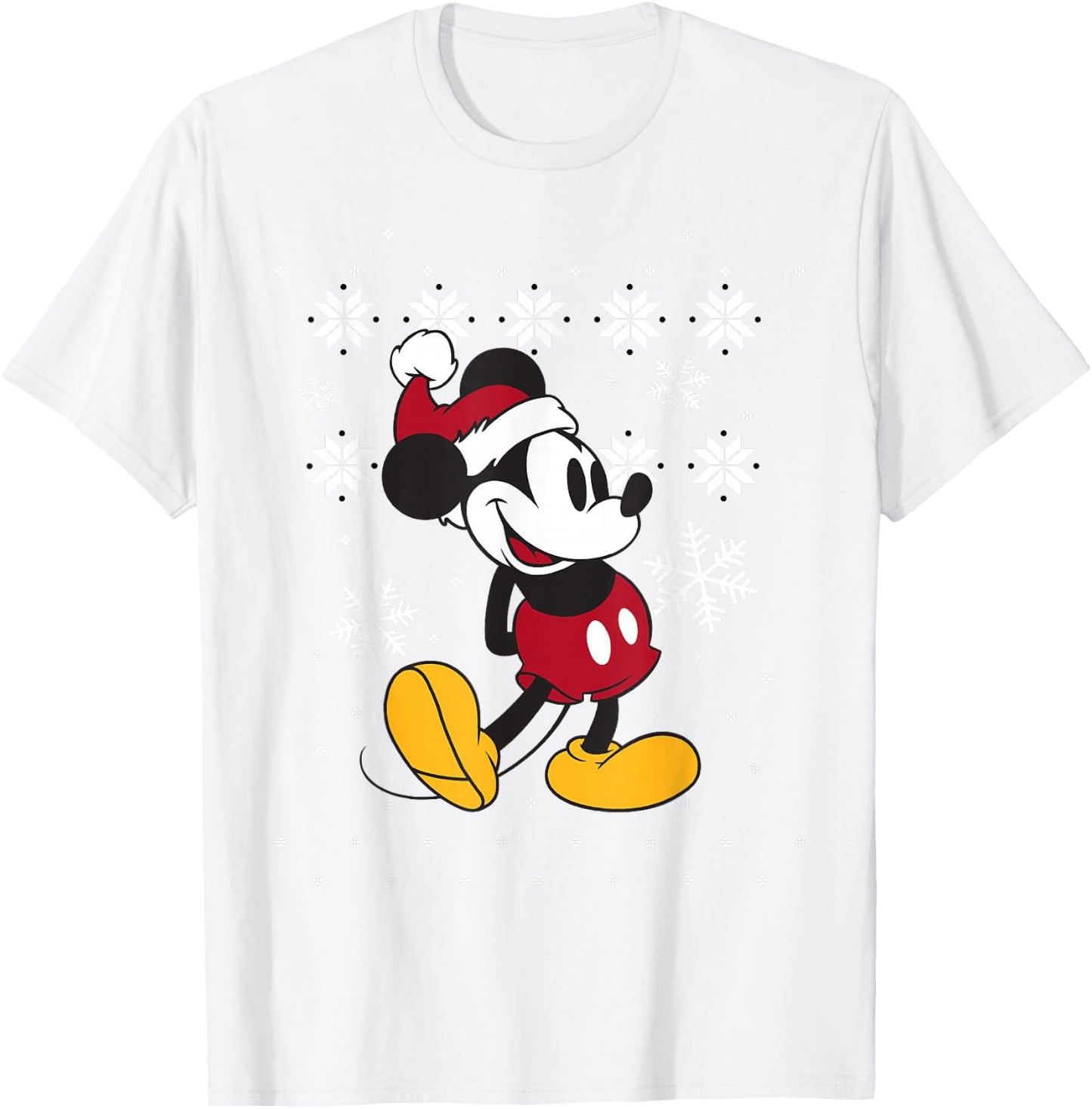 Disney - Mickey Mouse Winter Spirit T-Shirt - T-Shirt | White