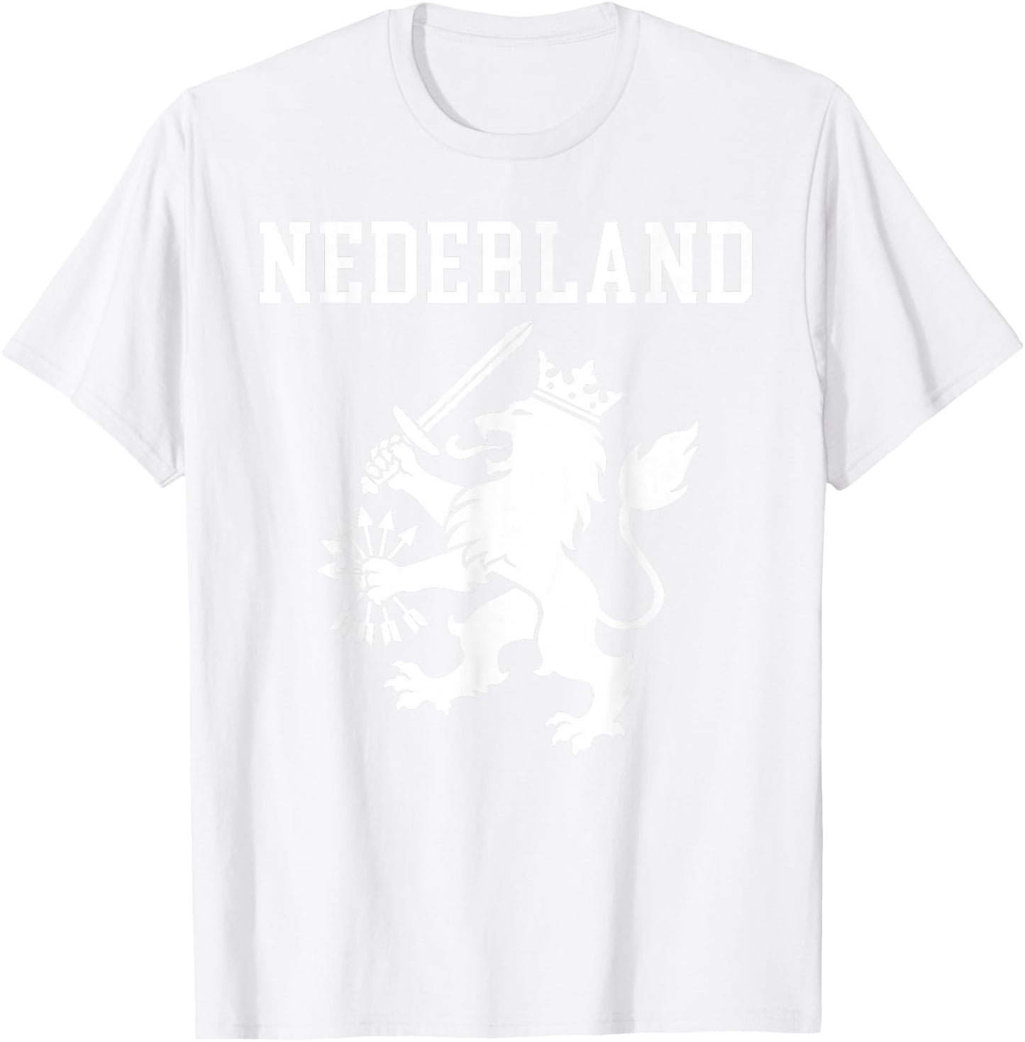 Holland Nederland Flag Dutch Lion Netherlands Pride T-Shirt - T-Shirt | White