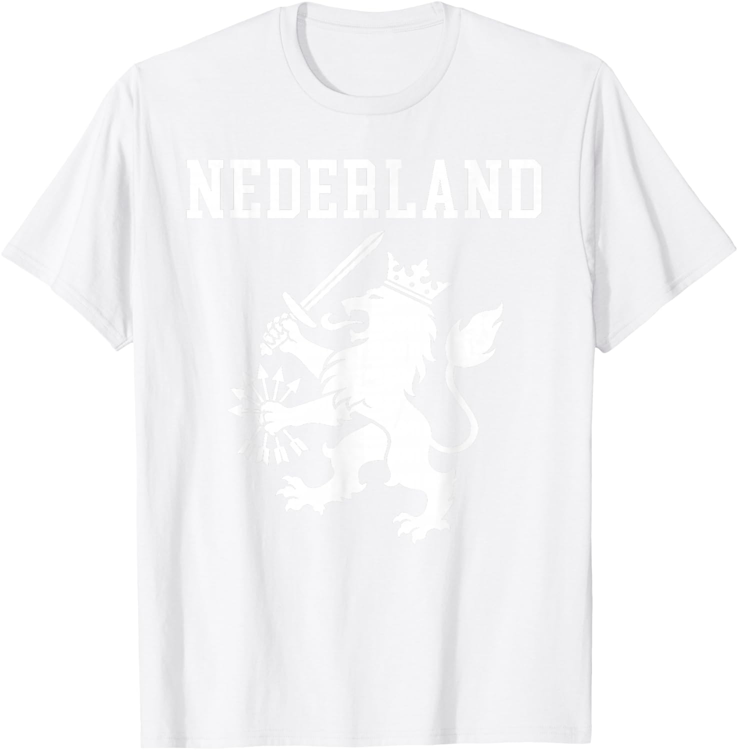 Holland Nederland Flag Dutch Lion Netherlands Pride T-Shirt - T-Shirt | White