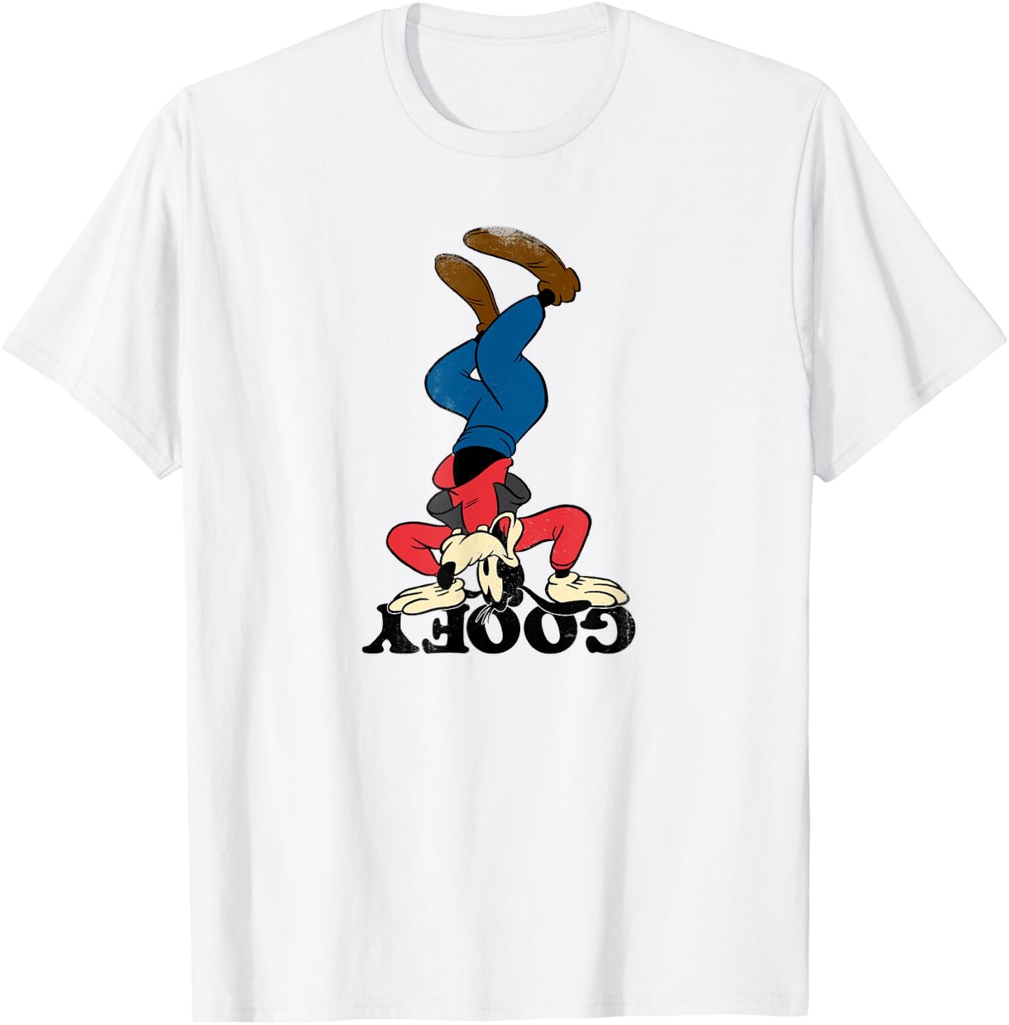 Disney - Goofy Handstand T-Shirt - T-Shirt | White