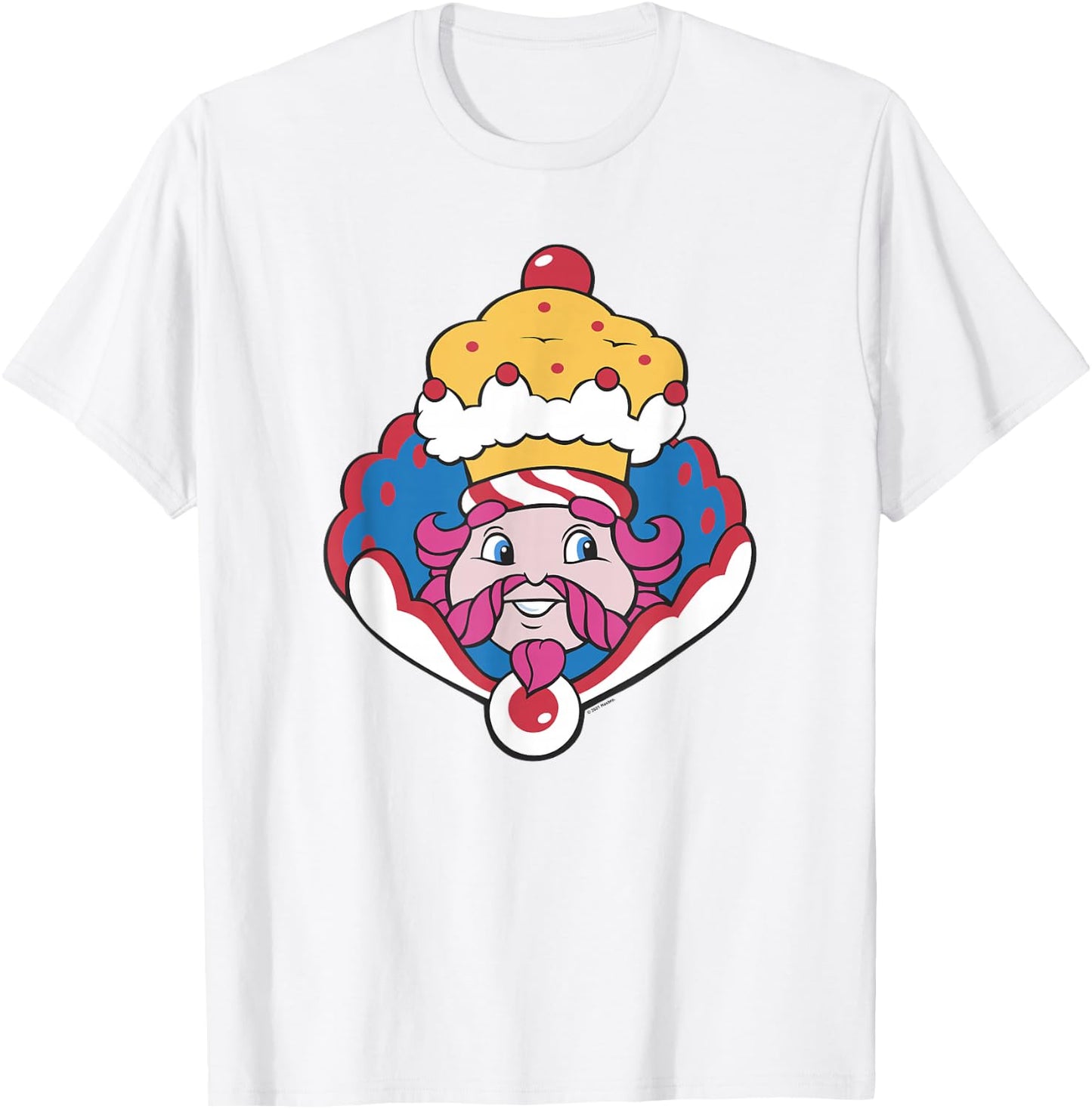 Candy Land Halloween King Kandy Big Face T-Shirt - T-Shirt | White