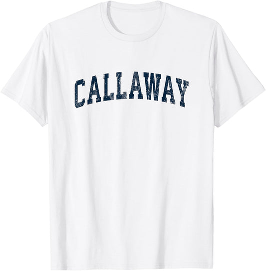 Callaway Florida FL Vintage Sports Design Navy Design T-Shirt - T-Shirt | White