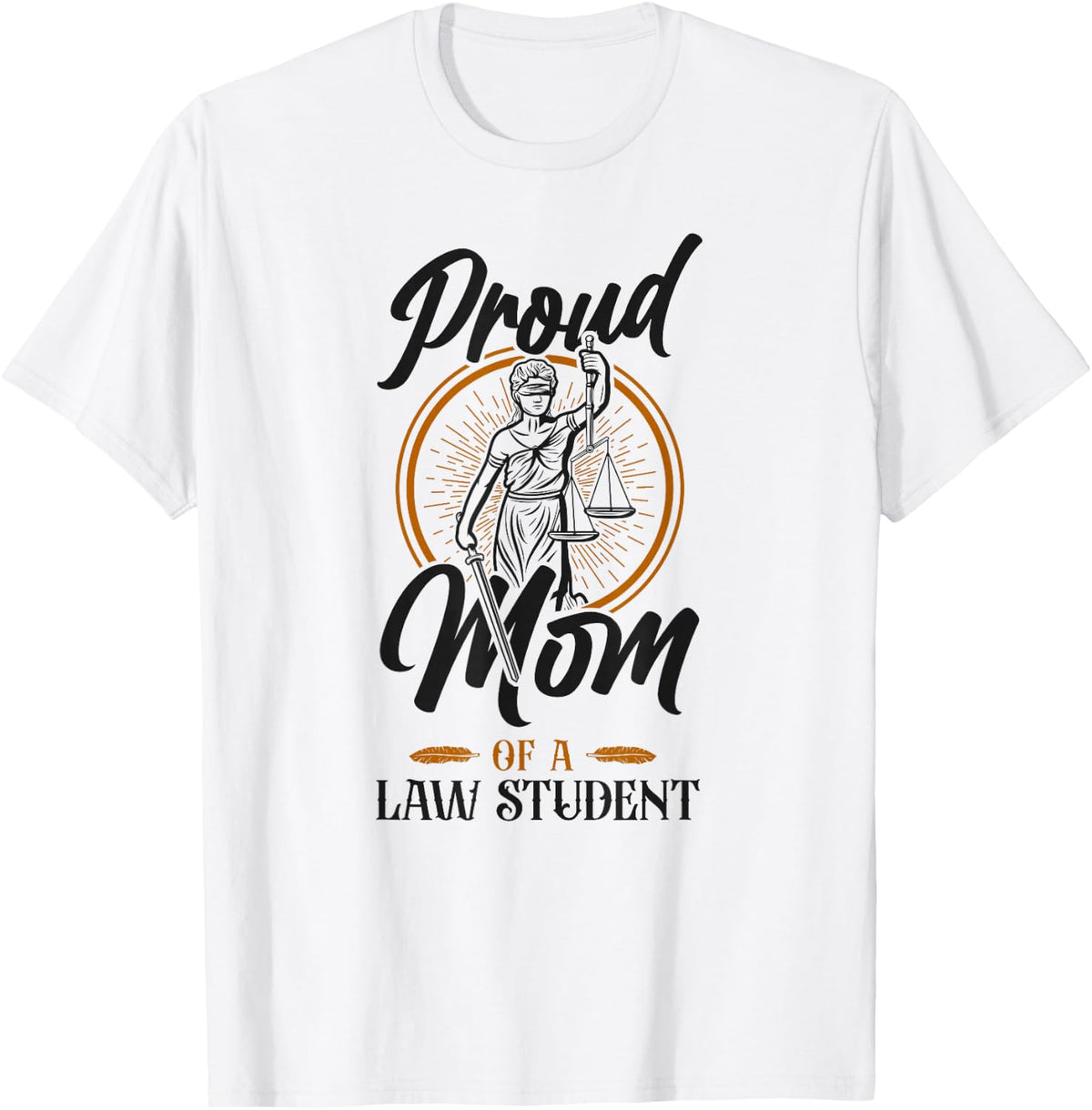 Young Lawyer Attorney Law Mom Mother Proud Mom Of A Law T-Shirt - T-Shirt | White