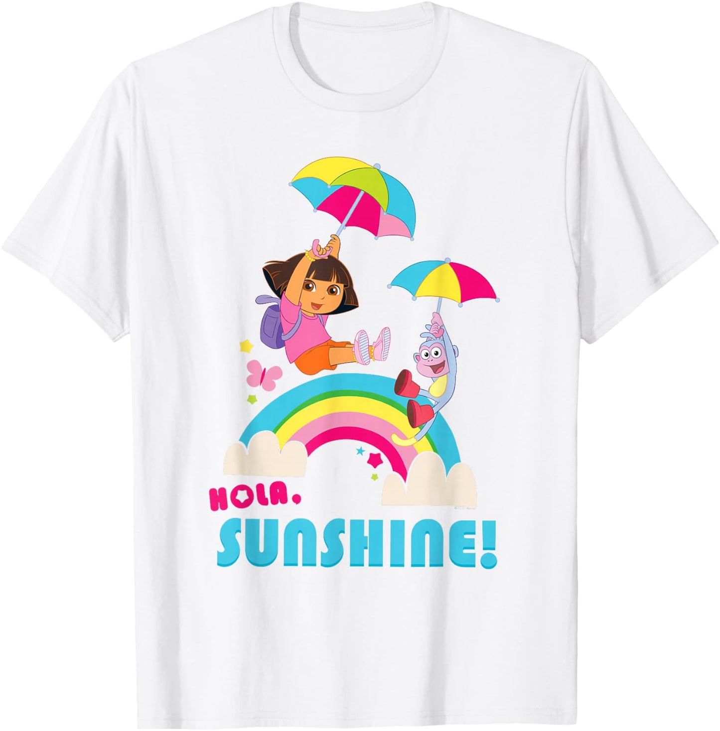 Dora The Explorer Hola Sunshine! T-Shirt - T-Shirt | White
