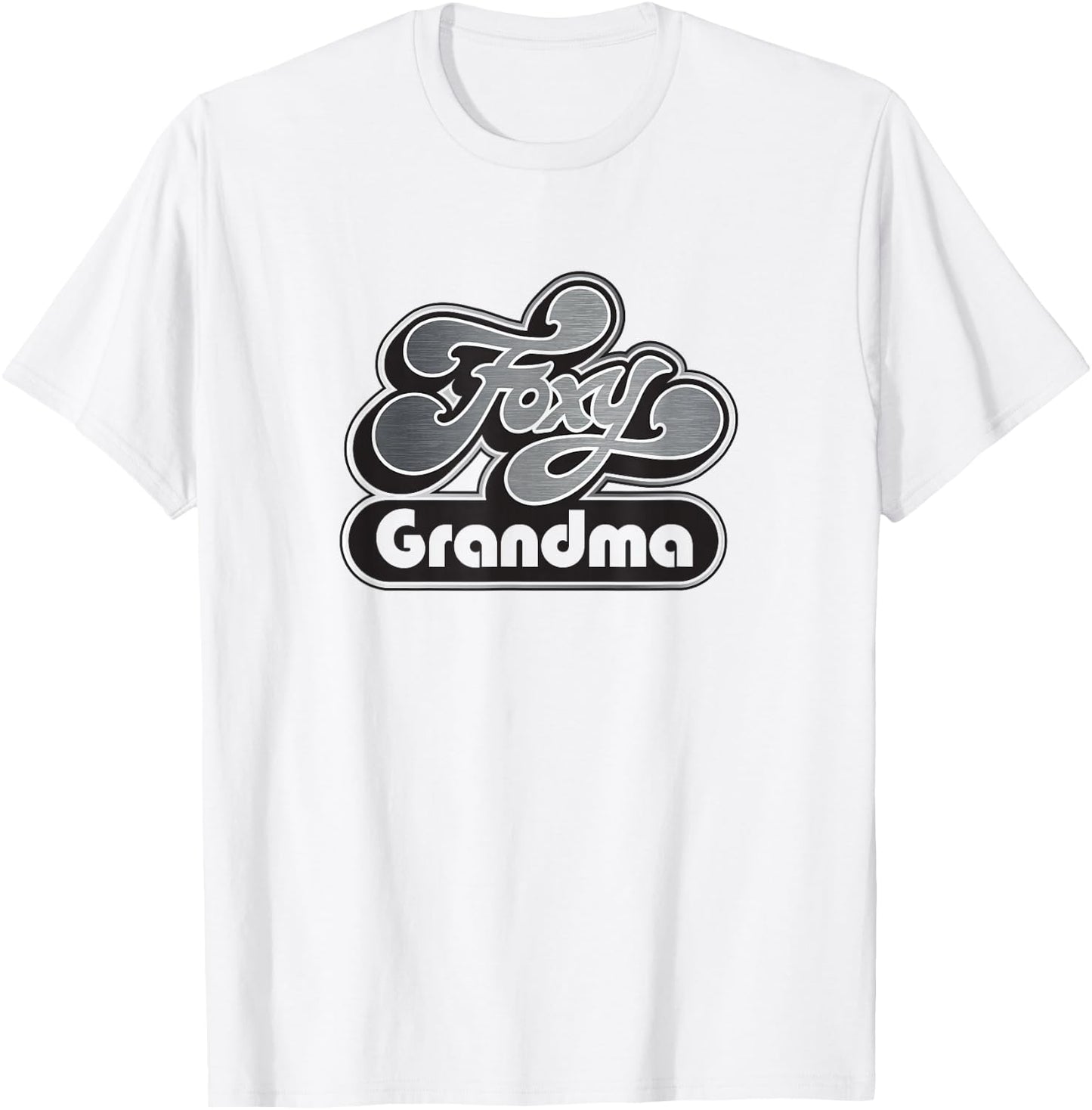 Foxy Grandma Funny Gift your grandmother T-Shirt - T-Shirt | White