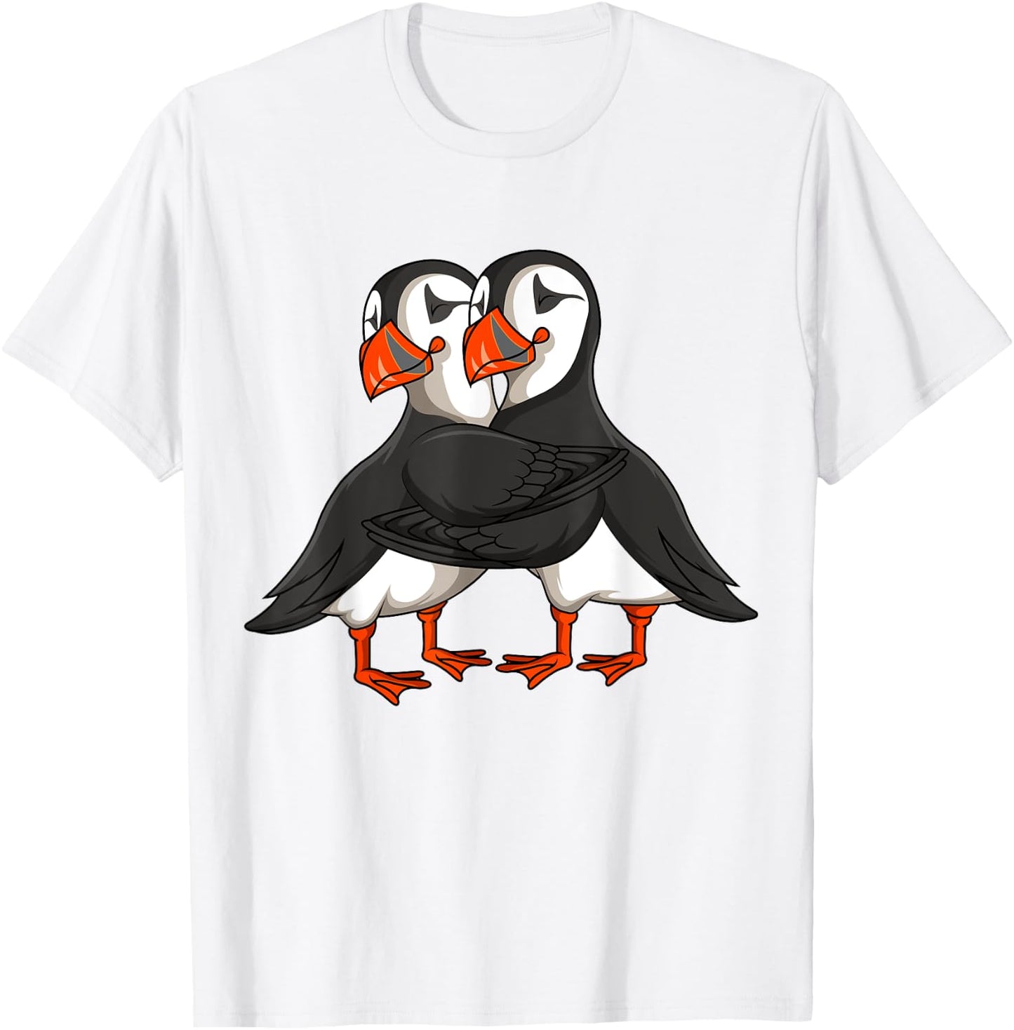 Puffin Lover Kids Girls Women Puffin Bird T-Shirt - T-Shirt | White