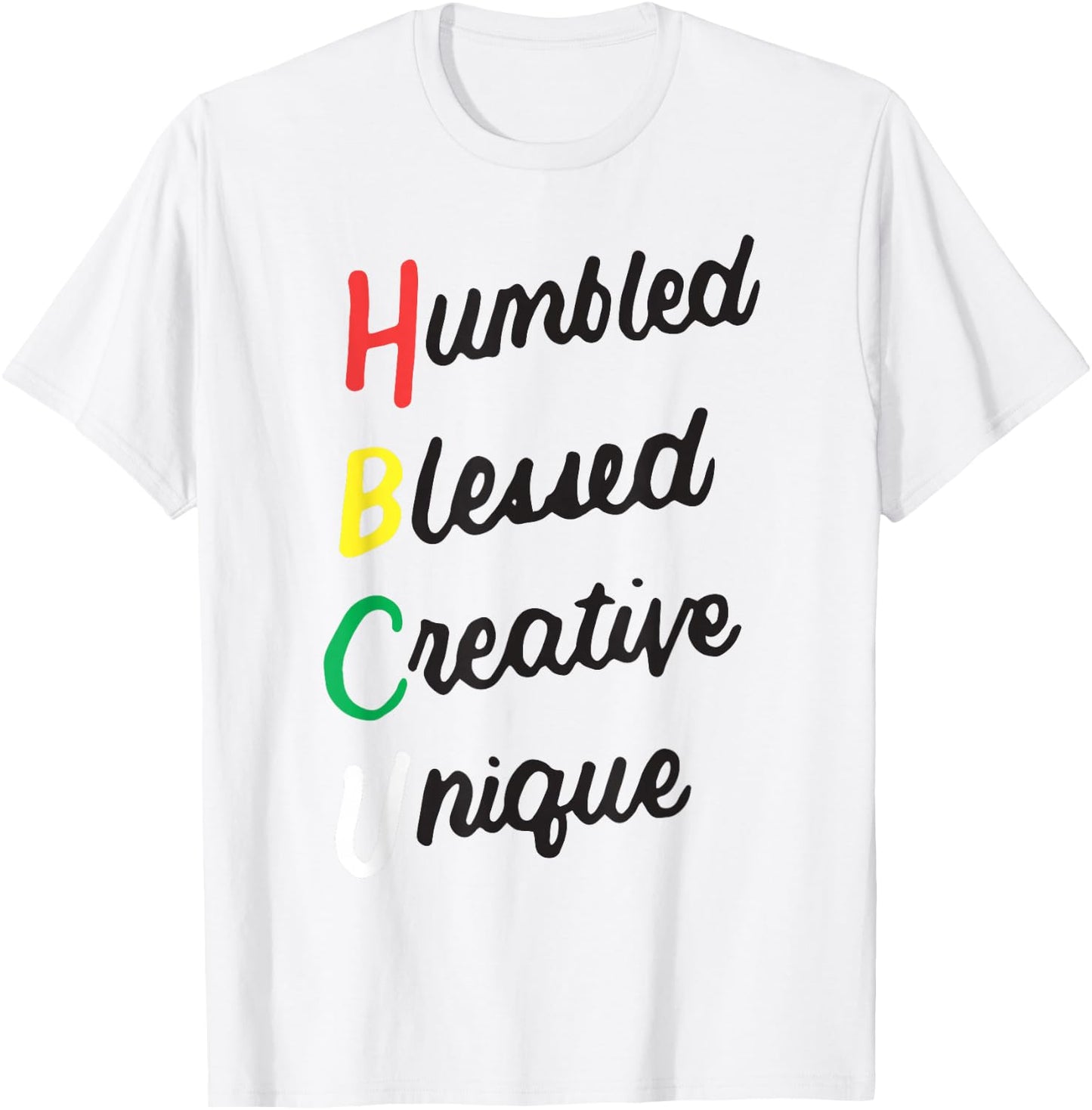Historically Black Colleges and Universities Gifts HBCU Apparel African Humbled Blessed Creative Unique for -Adults, Kids, Grey, Small, Short Sleeve T-Shirt - T-Shirt | White