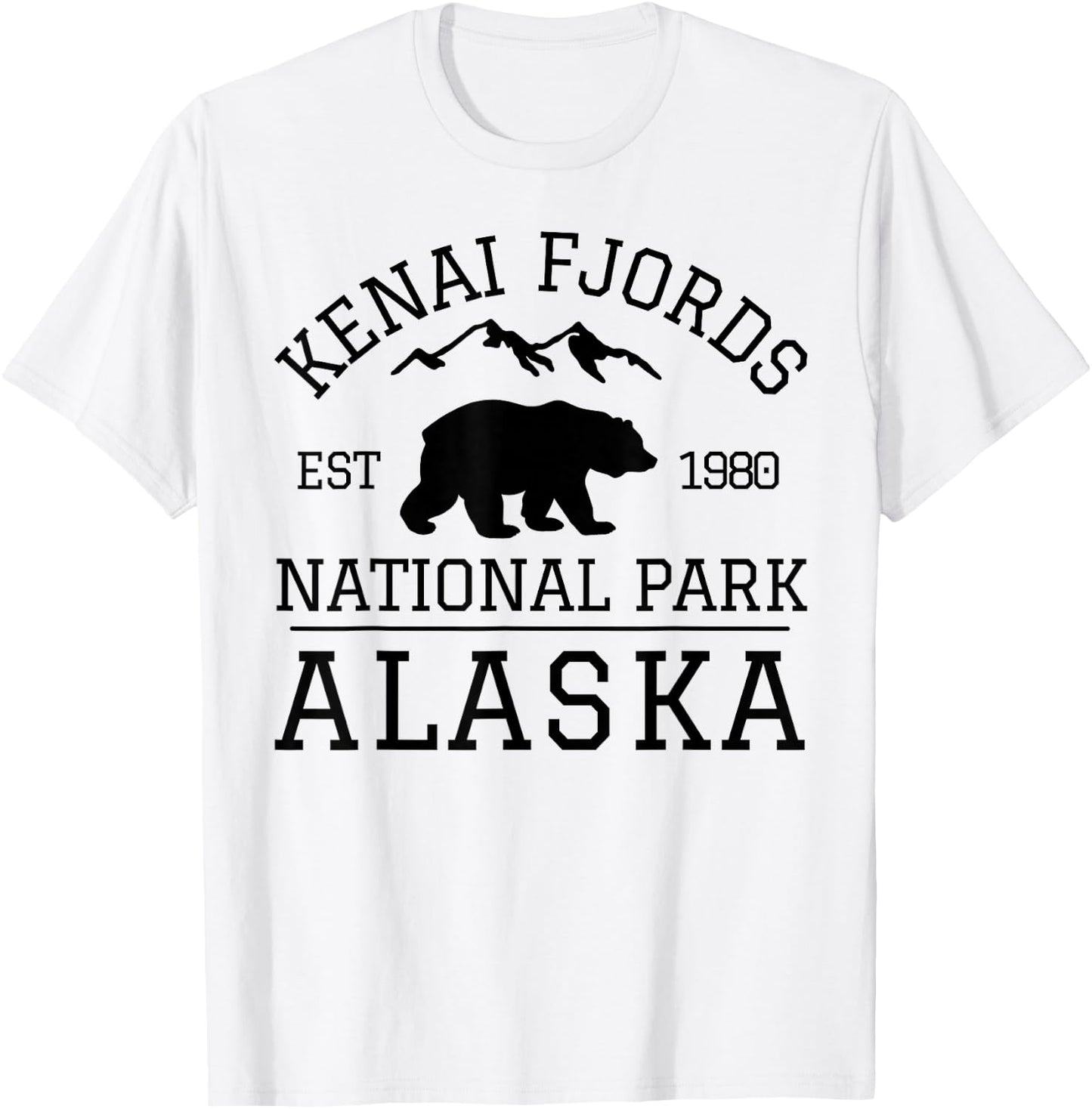 Kenai Fjords National Park T-Shirt - T-Shirt | White
