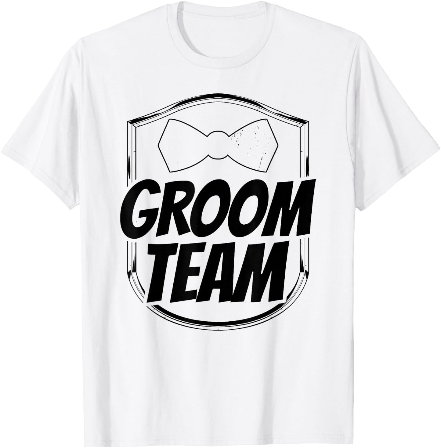 Groom Team Bachelor Party Wedding T-Shirt - T-Shirt | White