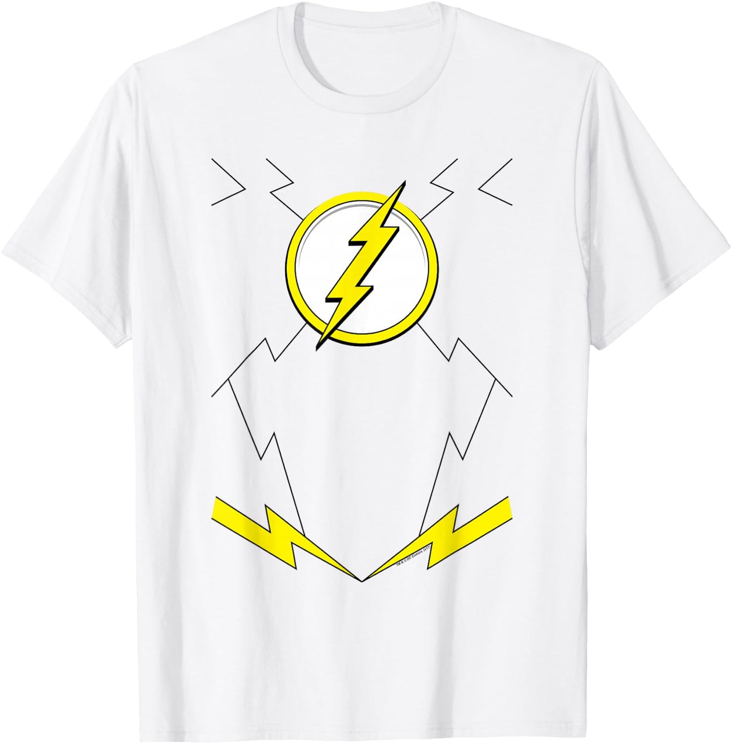 The Flash New Uniform Halloween Costume T-Shirt - T-Shirt | White