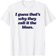 Elton John Official Why They Call It The Blues T-Shirt - T-Shirt | White