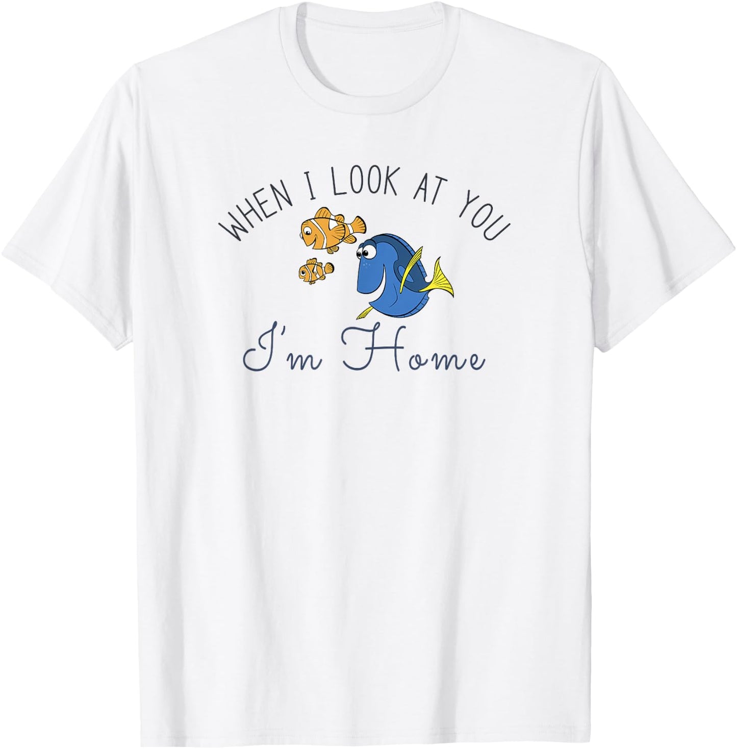 Disney Pixar Finding Nemo Group Shot Home With You T-Shirt - T-Shirt | White