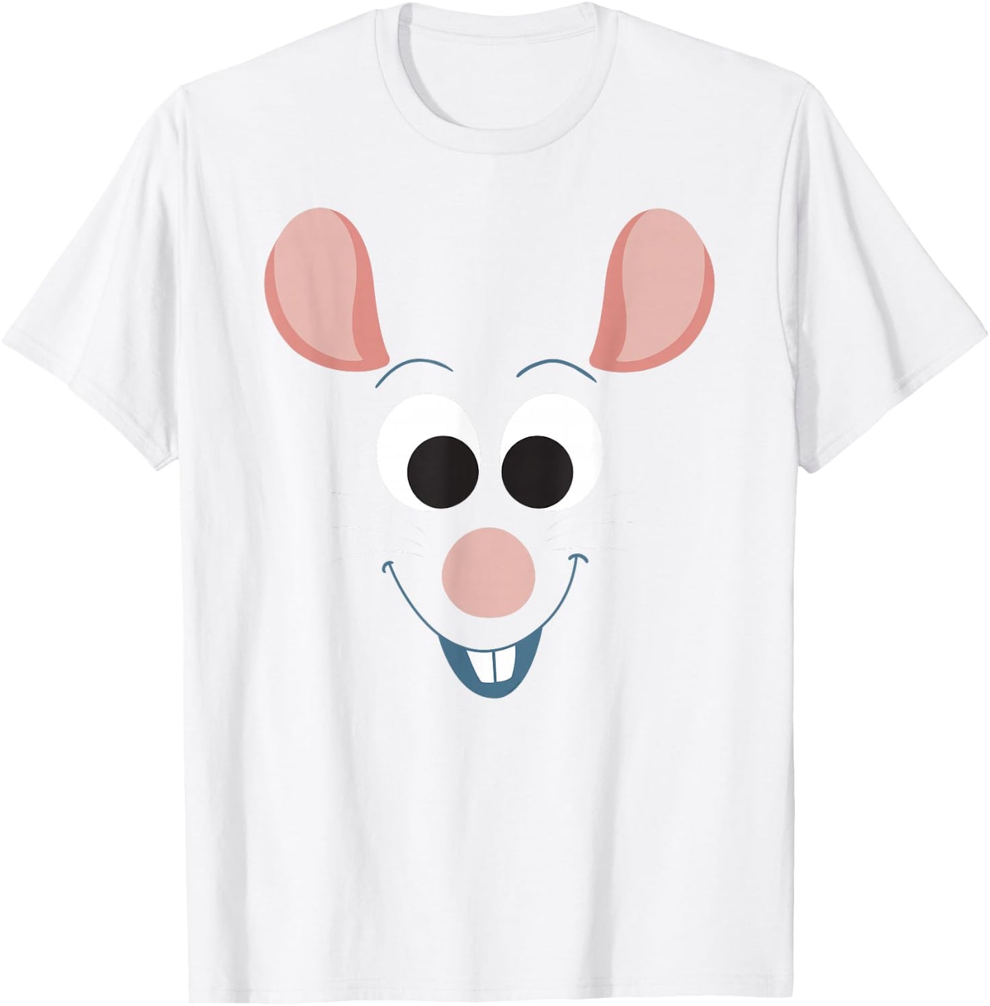 Disney Pixar Ratatouille Remy Character Face T-Shirt - T-Shirt | White