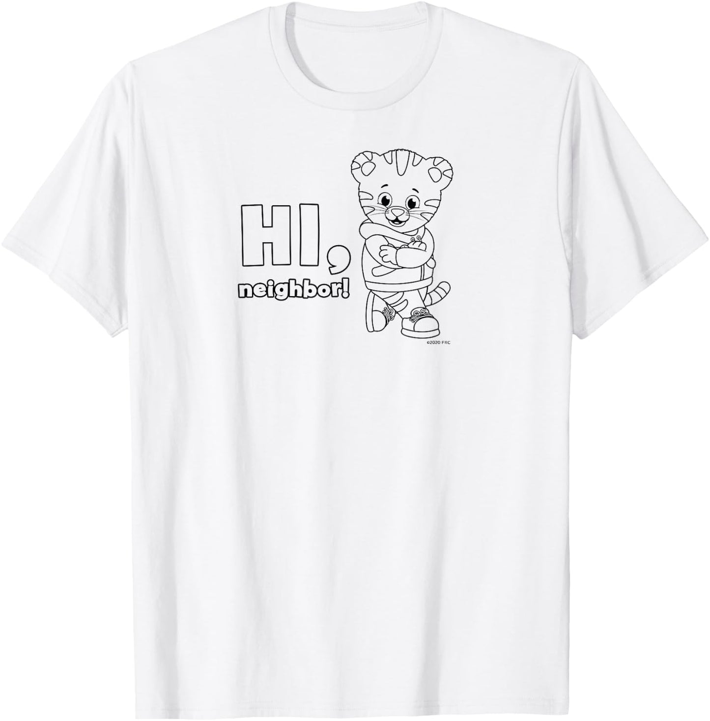 Daniel Tiger's Neighborhood: Hi, Neighbor (Light Shirt) T-Shirt - T-Shirt | White