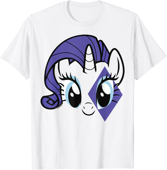 My Little Pony: Friendship Is Magic Rarity Big Face T-Shirt - T-Shirt | White