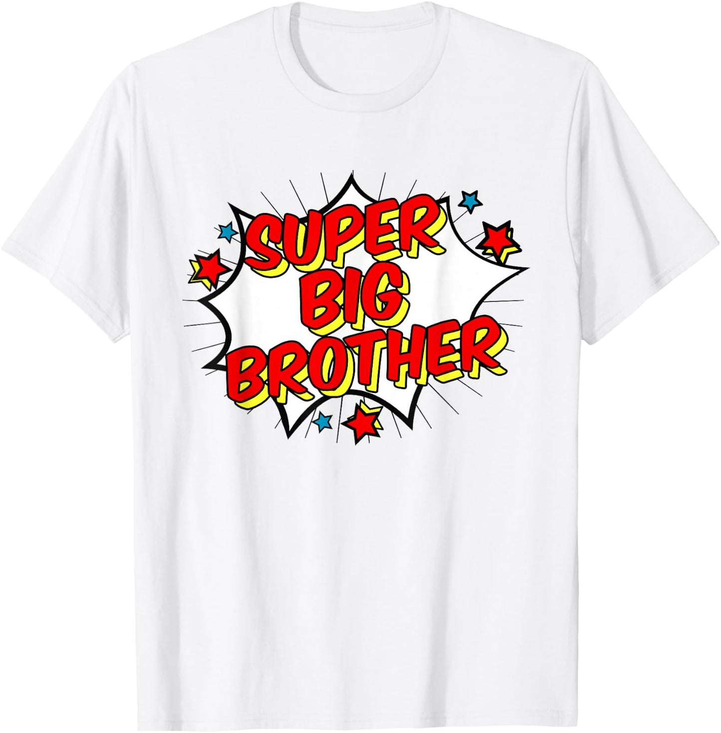 Superhero Super Big Brother Matching Sibling T-Shirt - T-Shirt | White