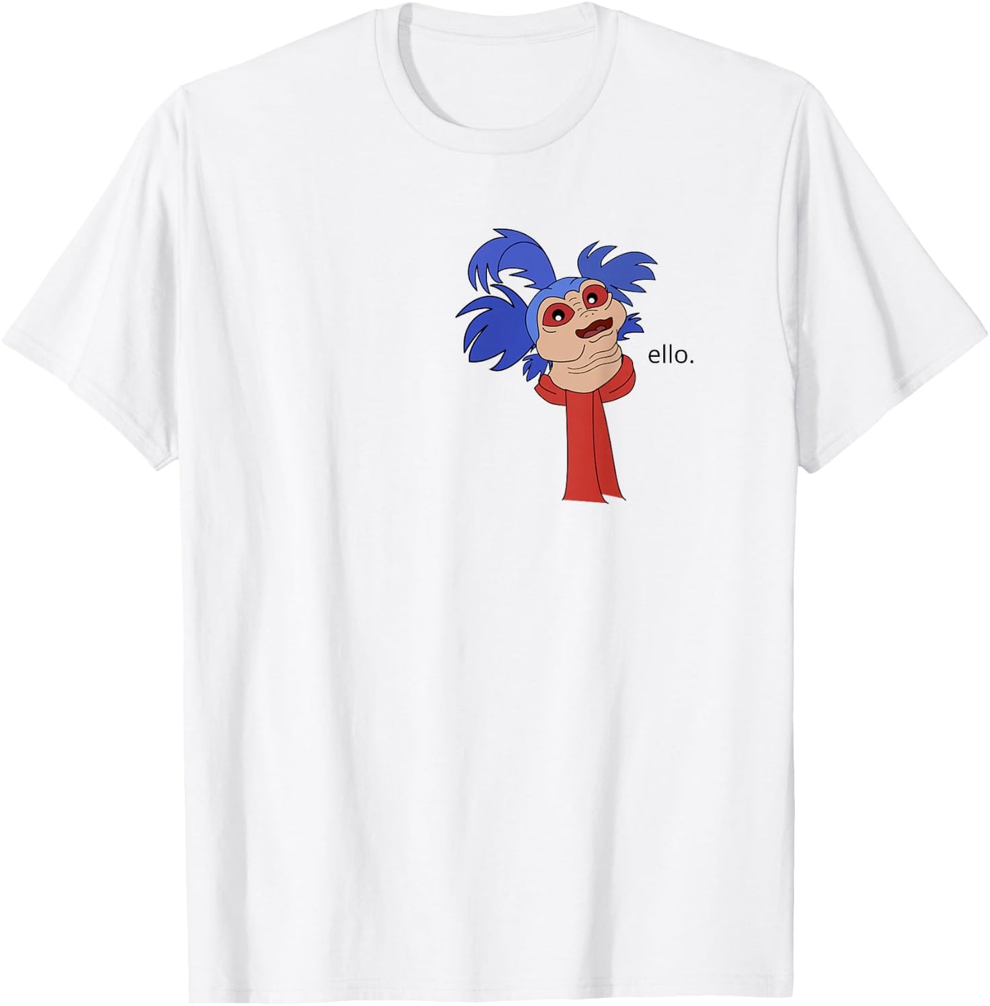 Worm Says Ello T-Shirt - T-Shirt | White