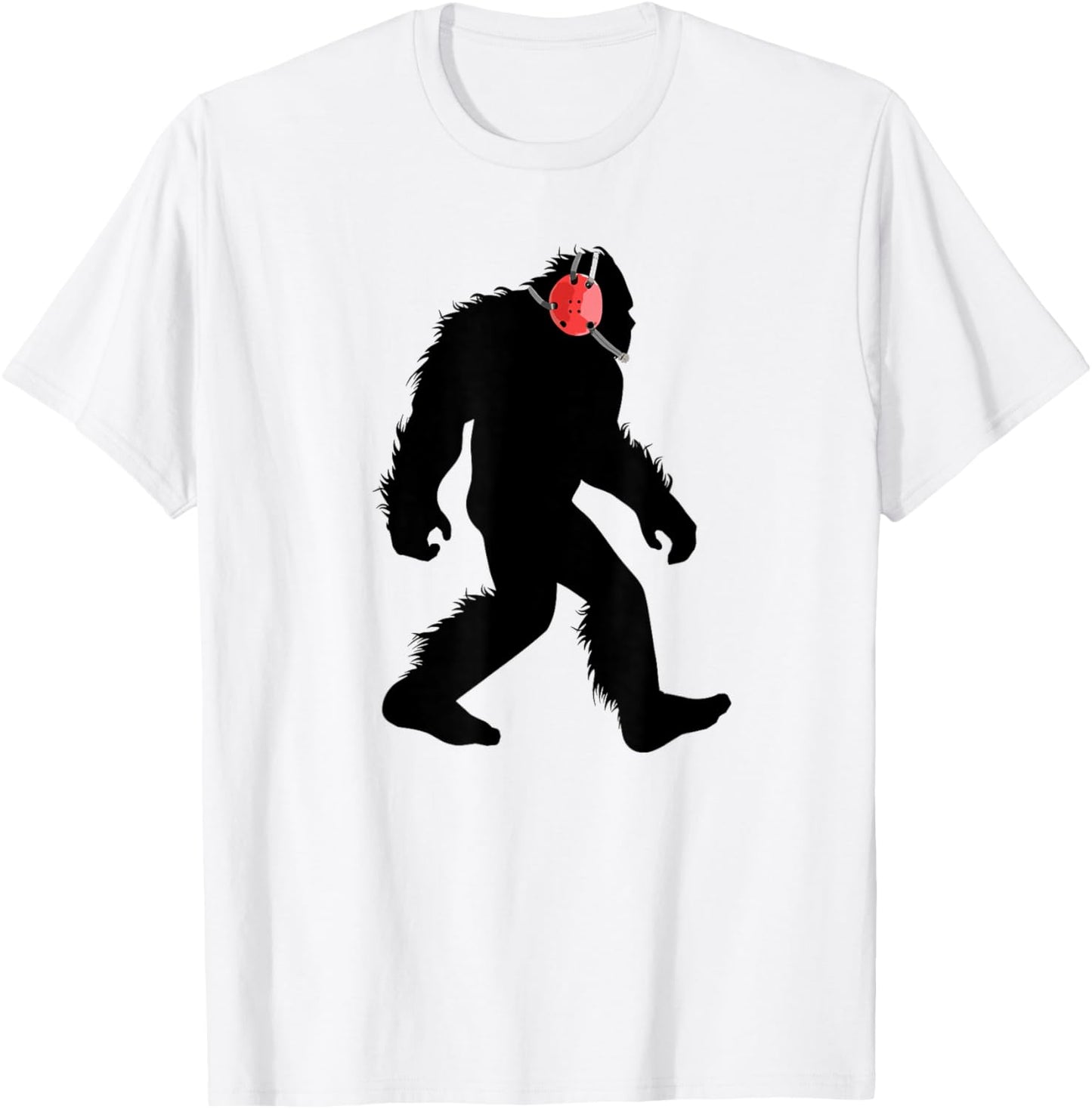 Bigfoot Wrestling Sport Sasquatch Wrestler T-Shirt - T-Shirt | White
