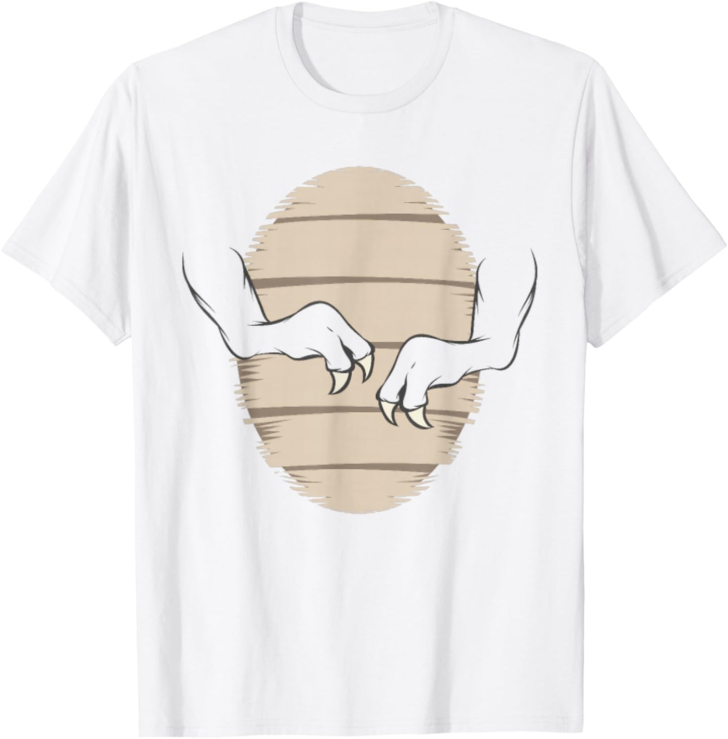 T-Rex Body Easy T-Rex Dinosaur Halloween Costume Funny T-Shirt - T-Shirt | White