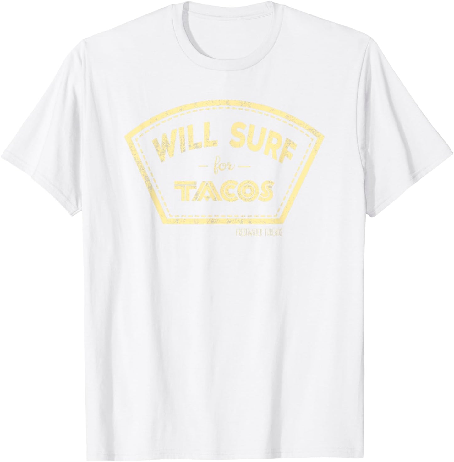 Will Surf For Tacos Kids T-Shirt - T-Shirt | White