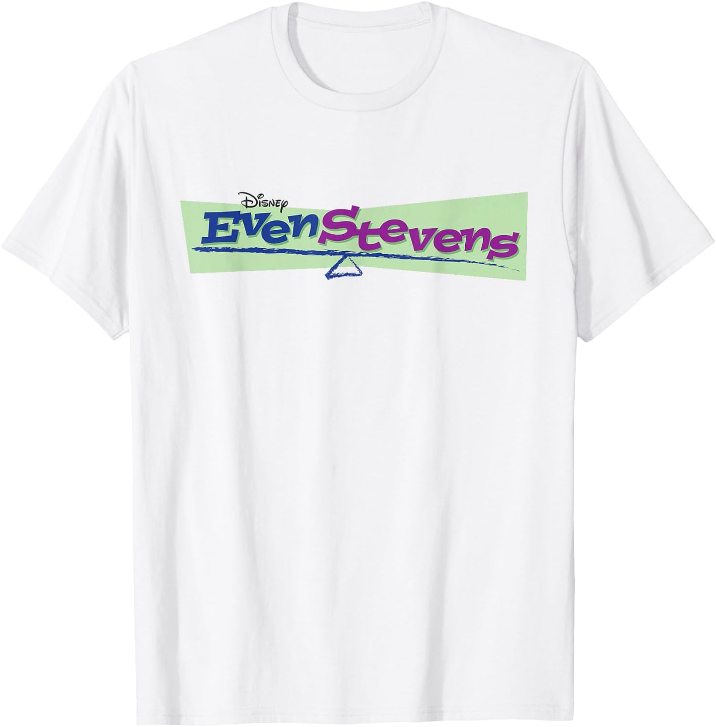 Disney Channel Even Stevens Series Logo T-Shirt - T-Shirt | White