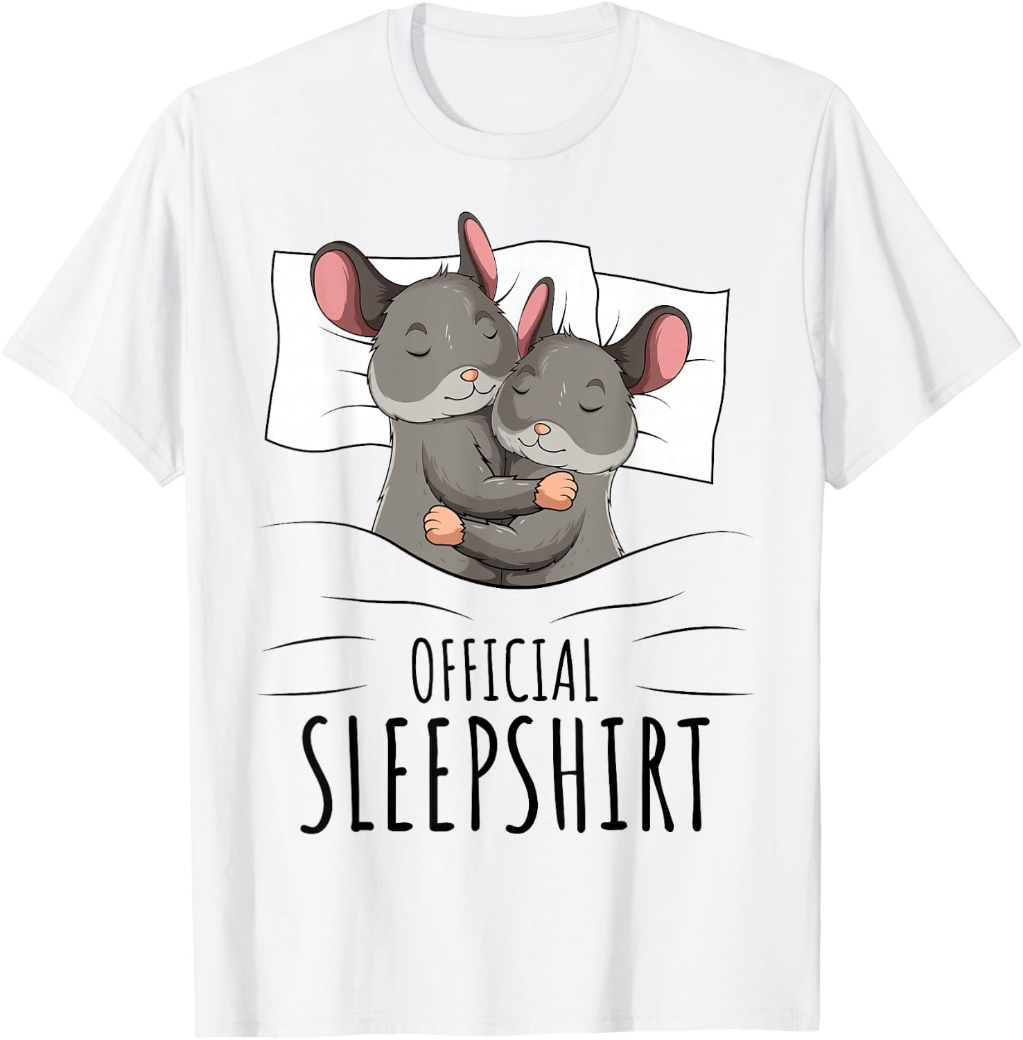 Chinchilla Official Sleepshirt T-Shirt - T-Shirt | White
