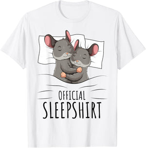 Chinchilla Official Sleepshirt T-Shirt - T-Shirt | White
