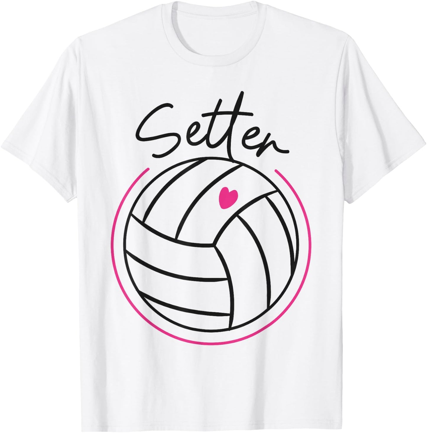 Volleyball Player Team Setter T-Shirt - T-Shirt | White