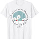 Isaiah 1:18 White As Snow Christian Bible Verse Salvation T-Shirt - T-Shirt | White