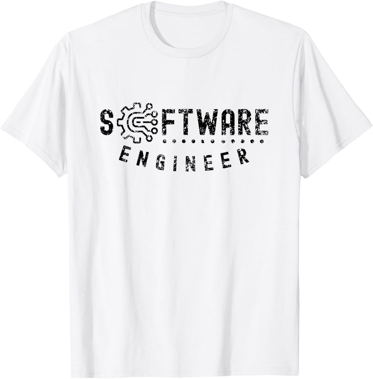 Software Engineer Coding Developer Developing Coder T-Shirt - T-Shirt | White