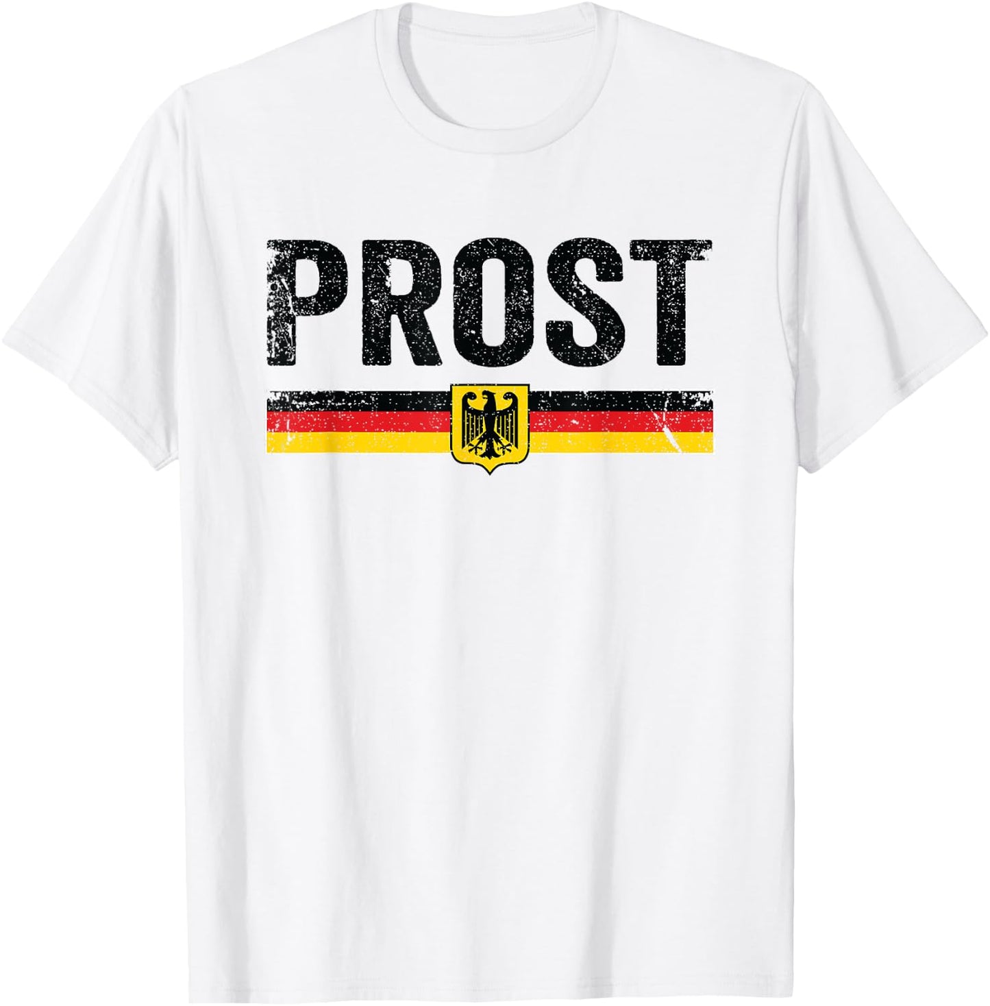 Oktoberfest Shirt Men Beer Festival Vintage Prost T-Shirt - T-Shirt | White