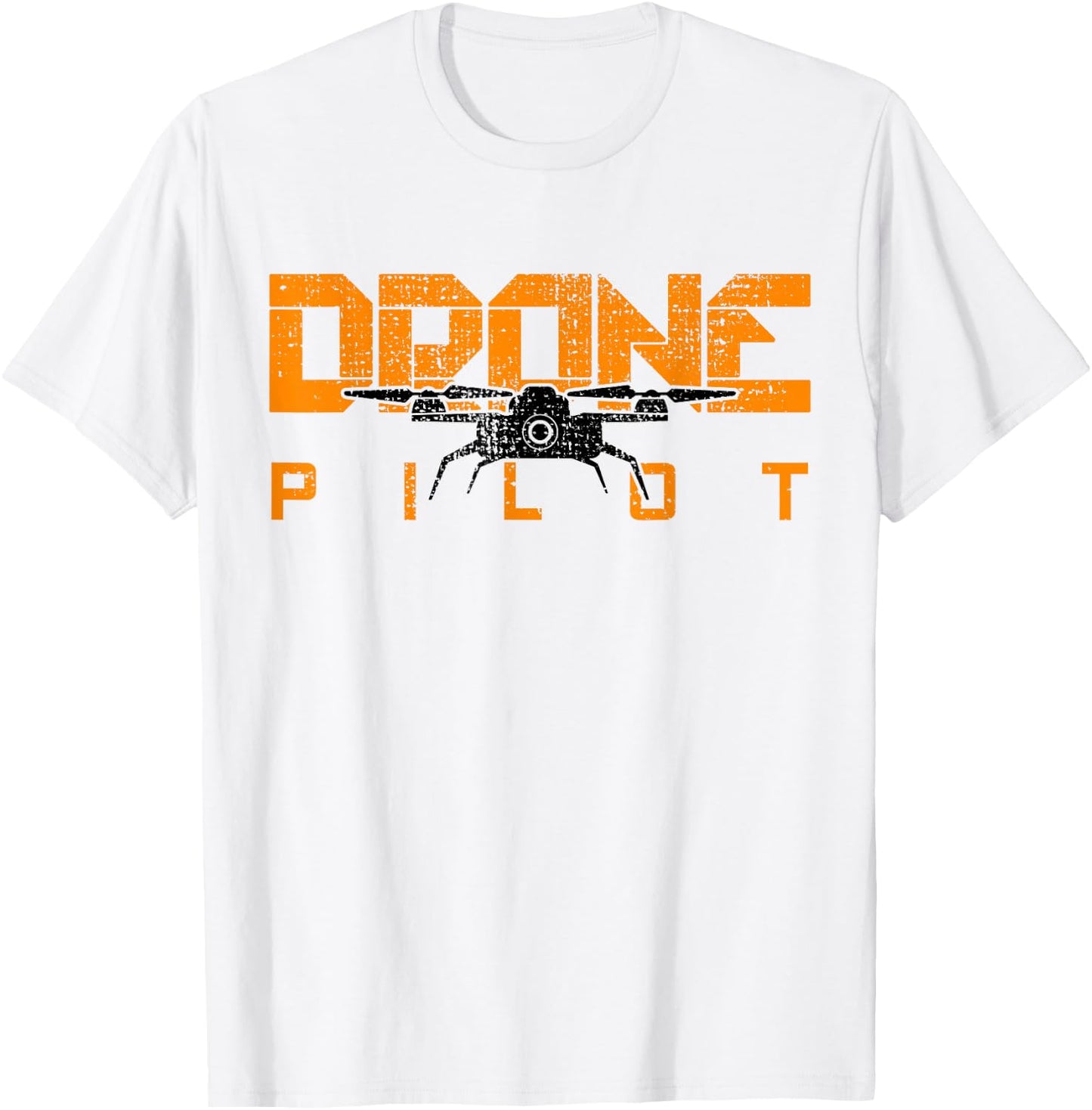 Drone Droning Quadcopter Pilot T-Shirt - T-Shirt | White