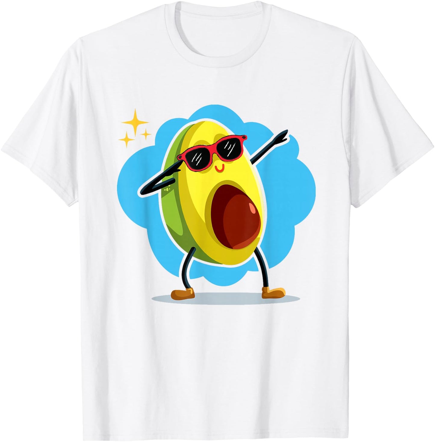 Cute Dabbing Avocado Shirt Funny Avocado Costume Kids T-Shirt - T-Shirt | White