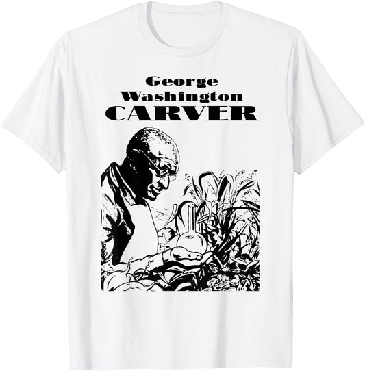 Famous African American Scientist Inventor Black History T-Shirt - T-Shirt | White