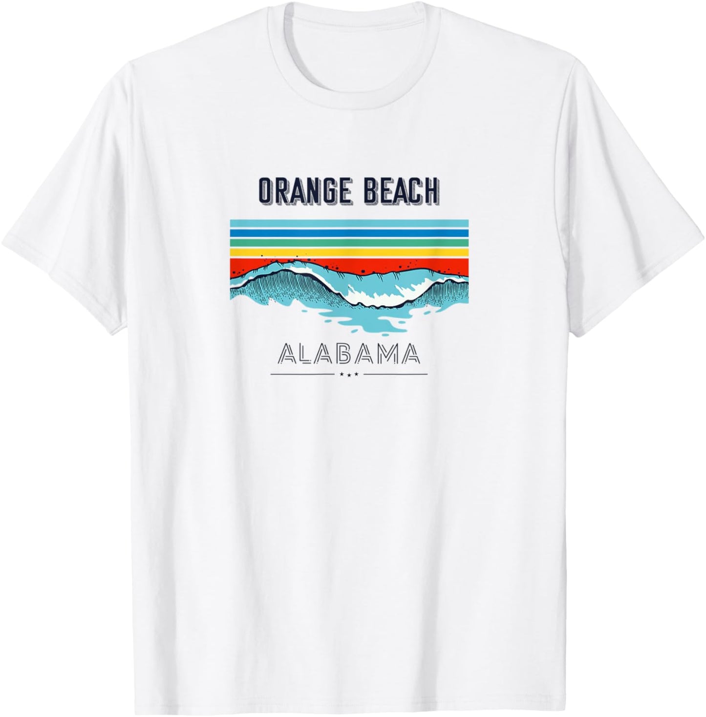 Orange Beach Souvenir - Alabama Reminder Men Women Kids T-Shirt - T-Shirt | White