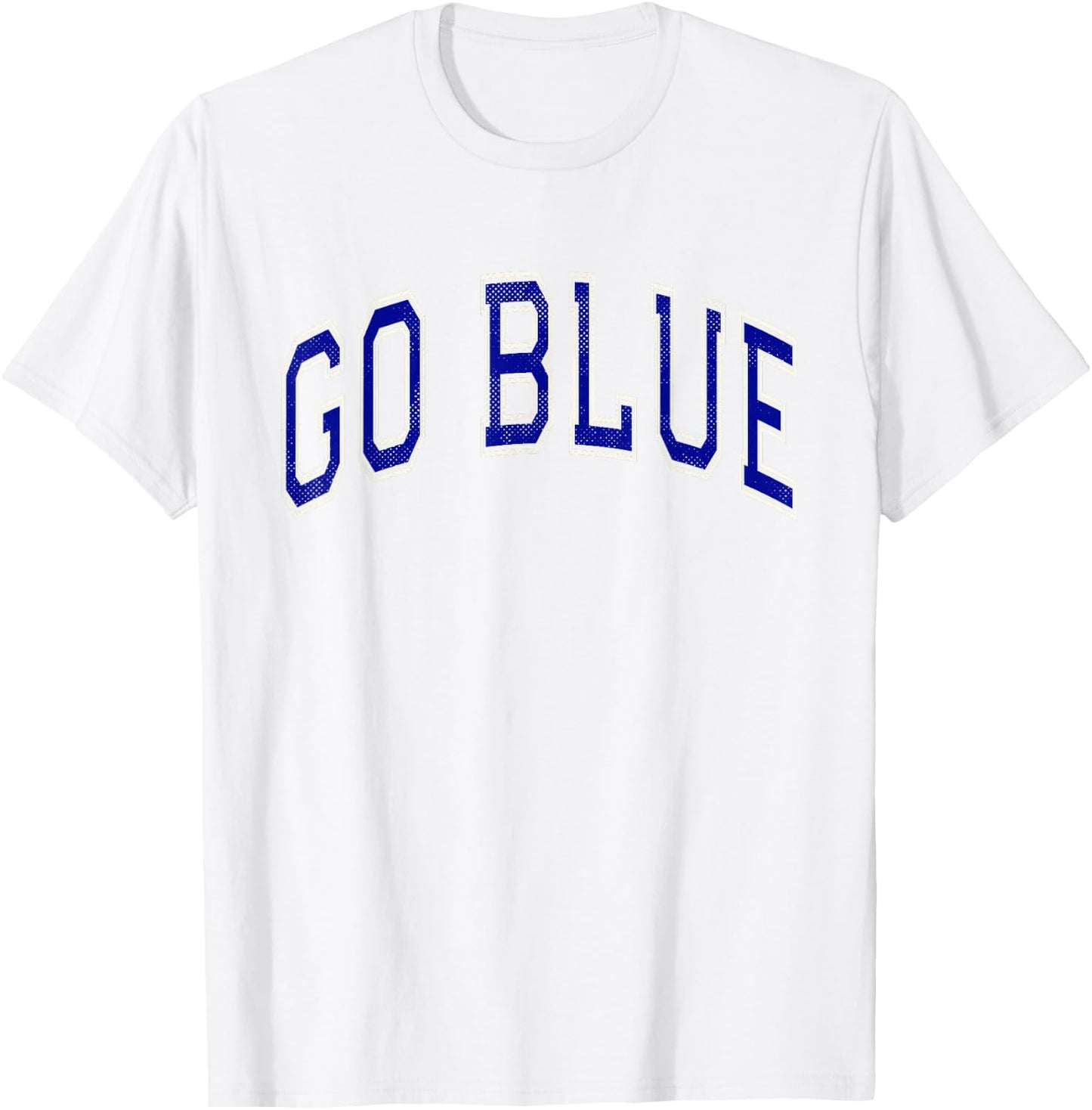 Let's GO BLUE Summer Camp Team Competition Event War Game T-Shirt - T-Shirt | White
