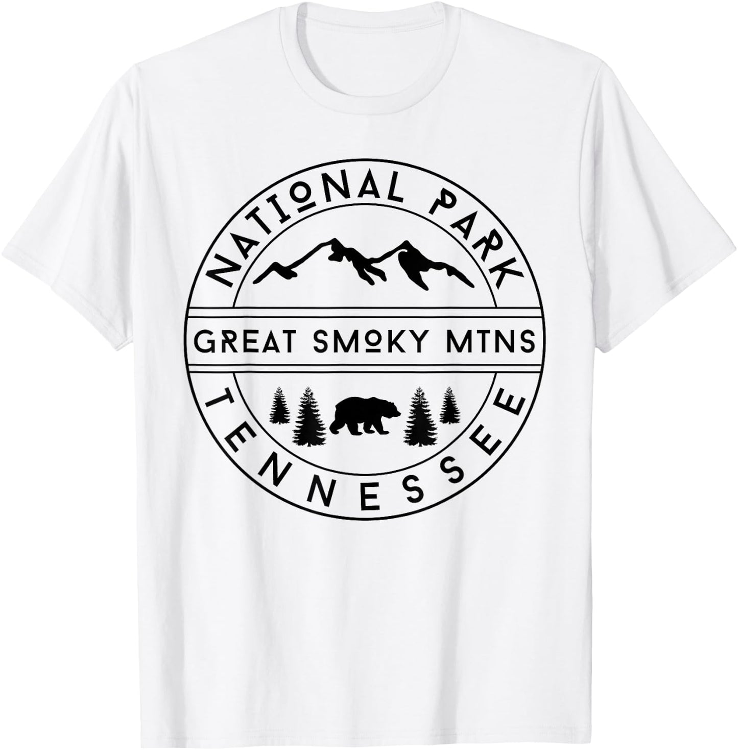 Smoky Mountains National Park T-Shirt - T-Shirt | White