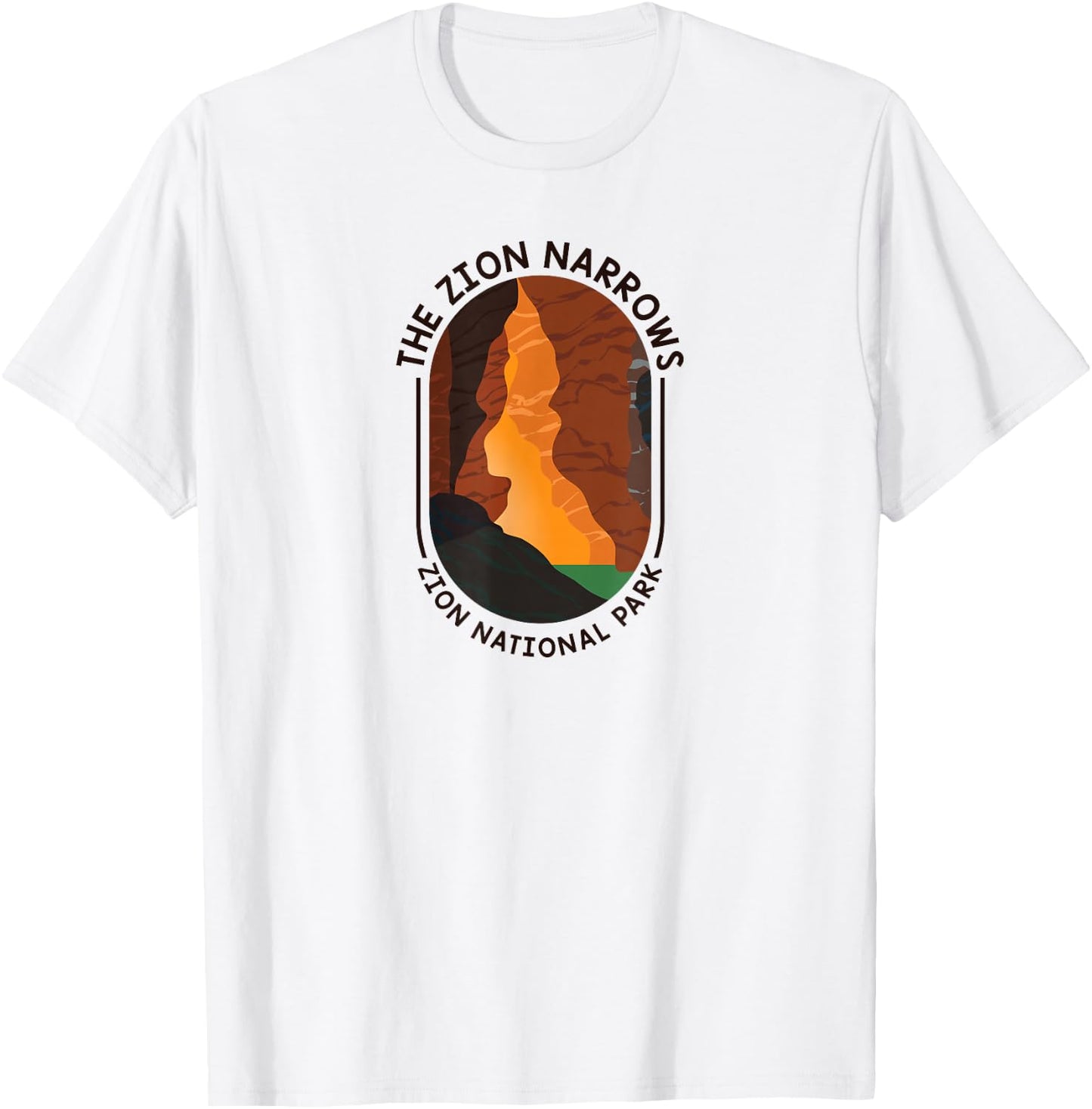 The Narrows - Zion National Park T-Shirt - T-Shirt | White