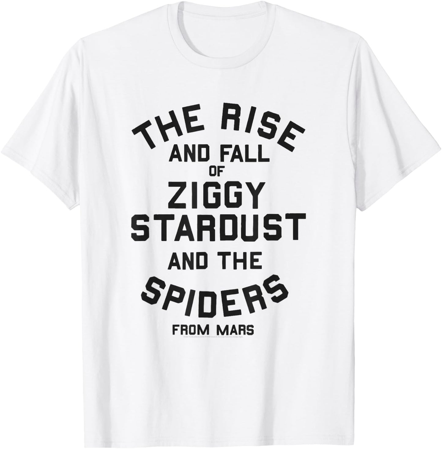David Bowie - The Rise & Fall T-Shirt - T-Shirt | White