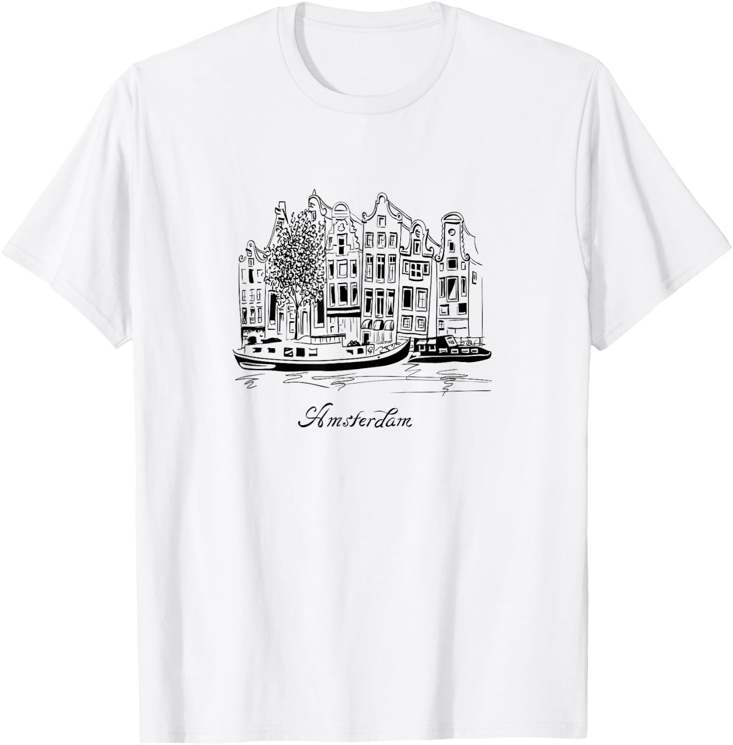 Amsterdam T-Shirt - T-Shirt | White