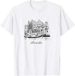 Amsterdam T-Shirt - T-Shirt | White