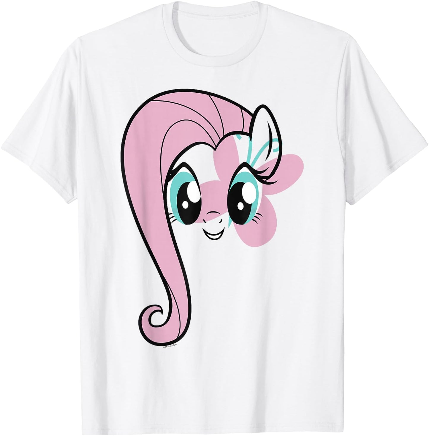 My Little Pony: Friendship is Magic Fluttershy Big Face T-Shirt - T-Shirt | White