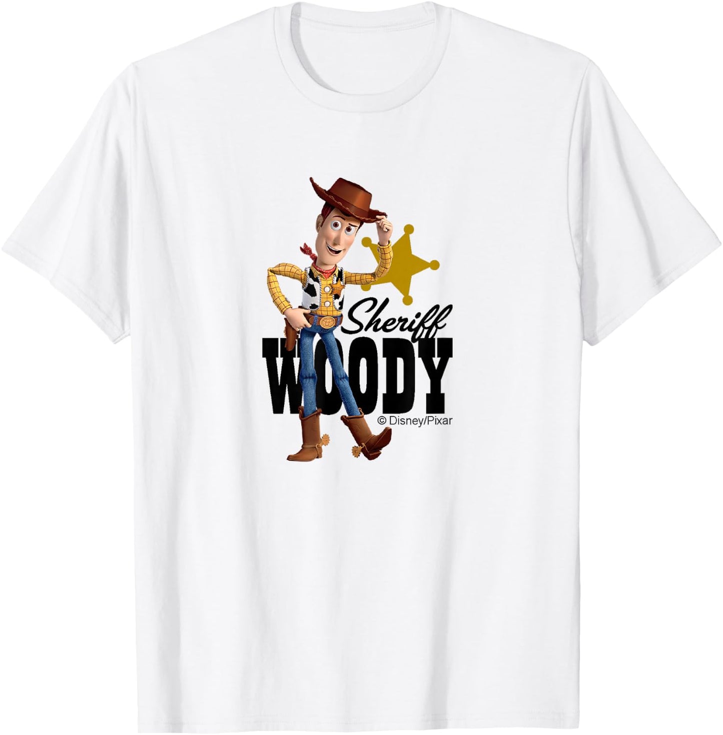 Toy Story - Sheriff Woody T-Shirt - T-Shirt | White