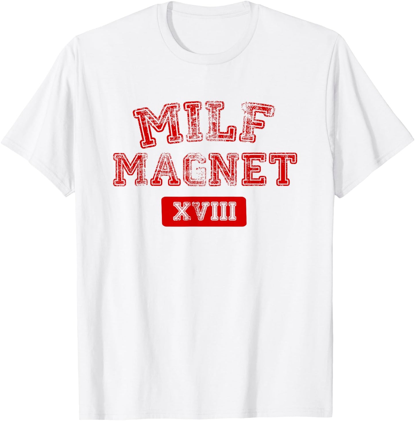 MILFs Magnet Funny Internet Memes Workout Gym T-Shirt - T-Shirt | White