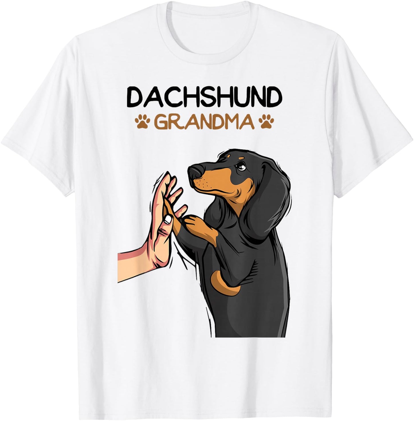 Dachshund Grandma Weenie Dog Weiner Dog T-Shirt - T-Shirt | White
