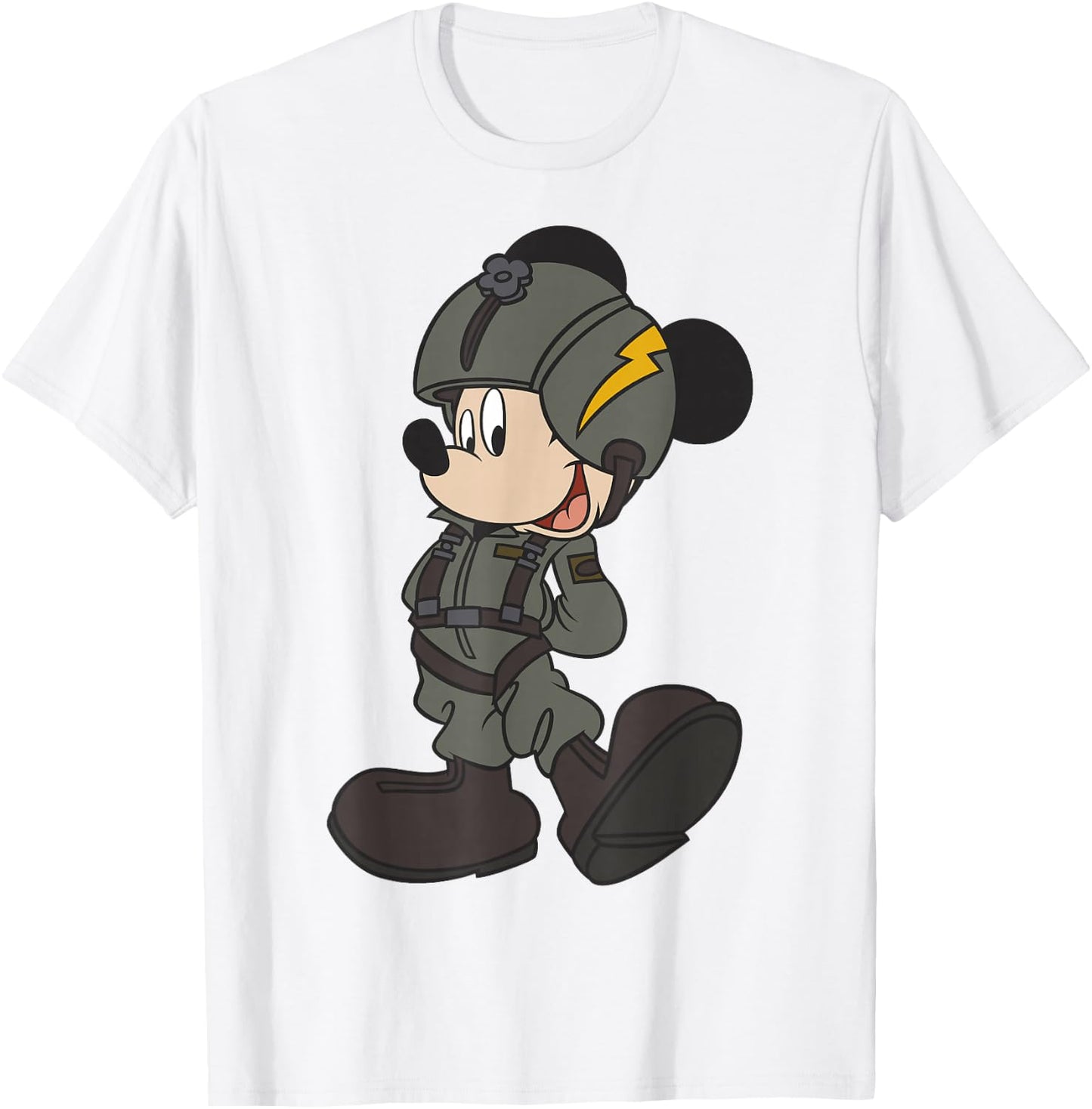 Disney Mickey Mouse Jet Pilot Outfit T-Shirt - T-Shirt | White