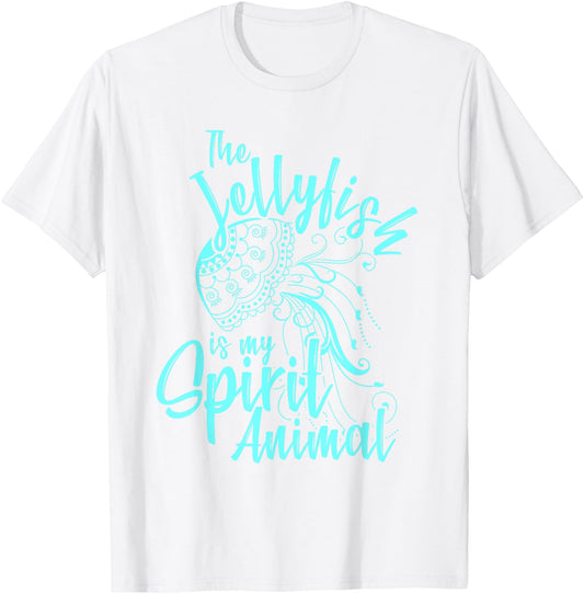 Spirit Animal Jellyfish T-Shirt - T-Shirt | White