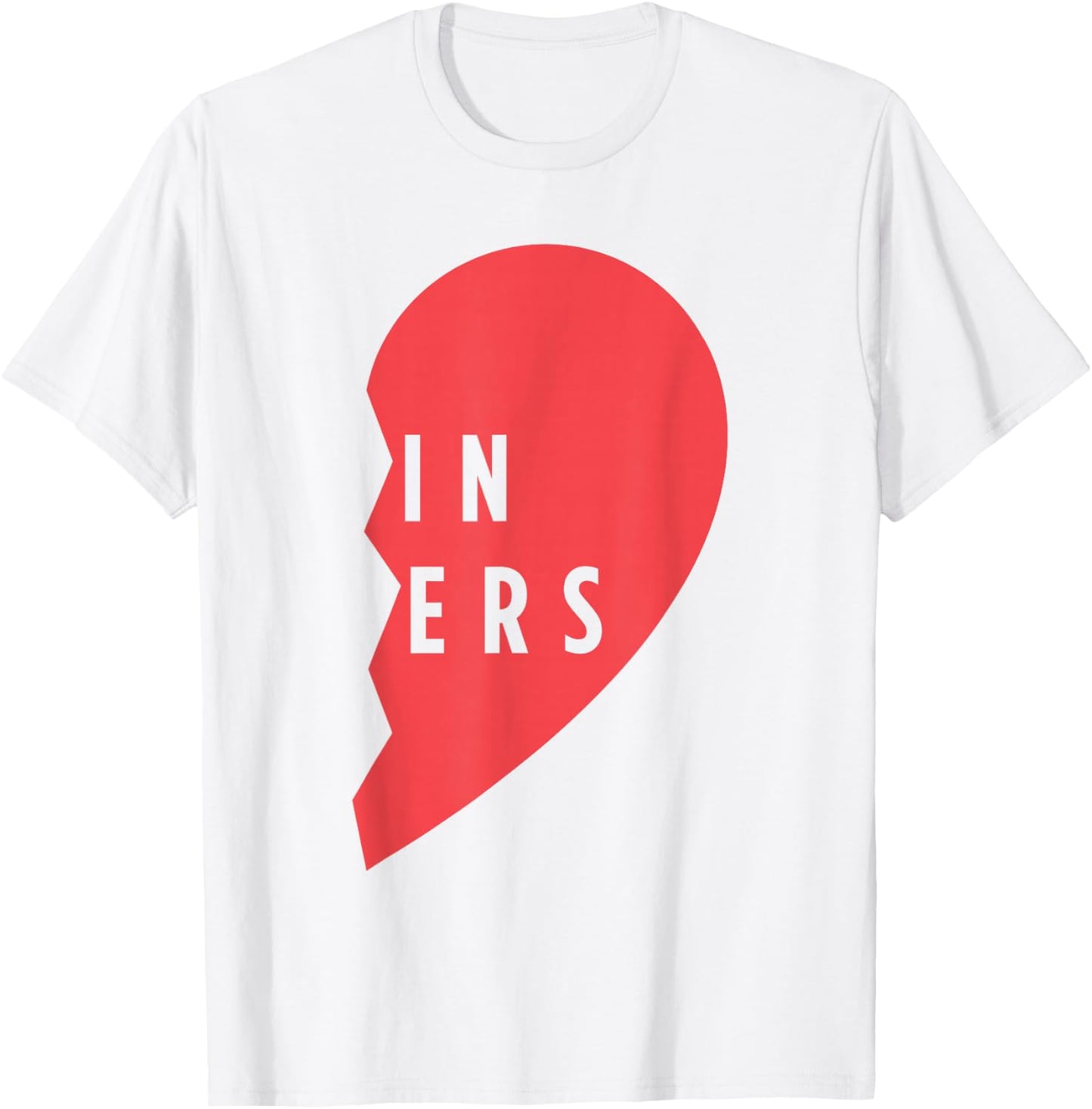 Twins Gift - Twin Sisters Heart Matching Shirt Set - #2 of 2 T-Shirt - T-Shirt | White