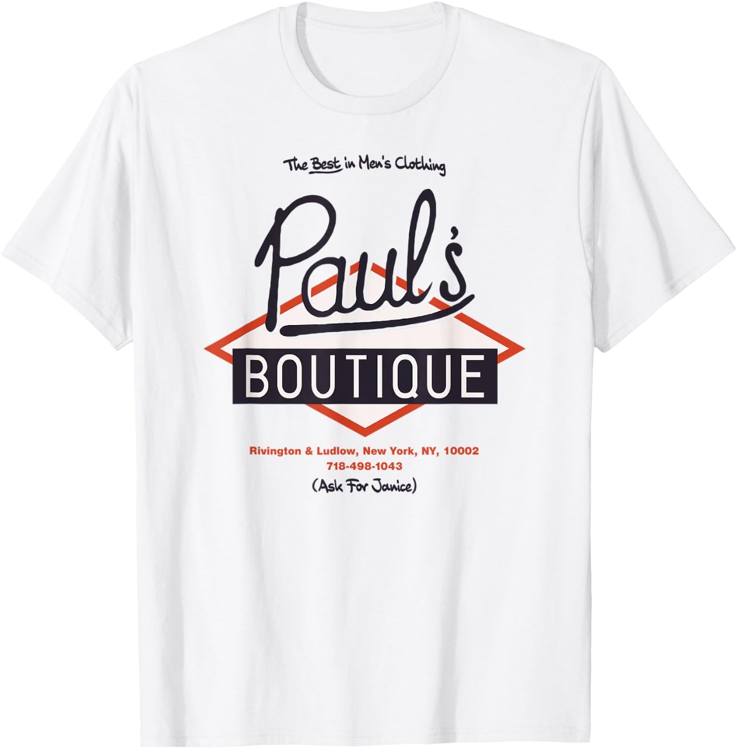 Paul Boutique Diamond Logo (Disease Color) Small T-Shirt - T-Shirt | White